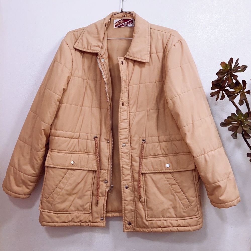 70's Vintge Retro Lagenlook Gorpcore MILITARY? Fingerhut Men's Puffer Jacket